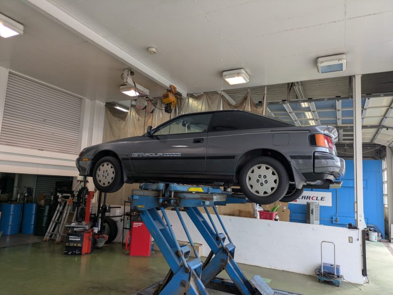 Toyota Celica ST165 リフトアップ全体像